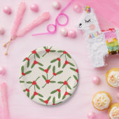 Assiettes En Carton Élégant Noël Berries d'hiver (Fête)