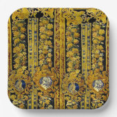 Assiettes En Carton Élégant noir et or (Recto)