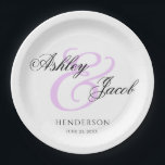 Assiettes En Carton Élégant Nombre minimal de Mariage Plaques de conse<br><div class="desc">Plaques personnalisées simples et élégantes et serviettes assorties pour compléter votre thème.</div>