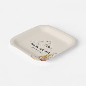 Assiettes En Carton Élégant nouveau chapitre commence la Fête des mari (Angulaire)