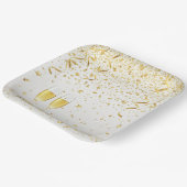 Assiettes En Carton Elegant Party Glow – Modern Neon Celebration Desig (Angulaire)