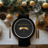 Assiettes En Carton Elegant Personalized Merry Christmas Paper Plates