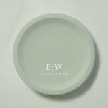 Assiettes En Carton Élégant professionnel simple Monogramme minimalist<br><div class="desc">Découvrez notre Elegant Professional Simple Monogram Minimalist Collection : Elevez votre style avec une sophistication intemporelle et une élégance sobre. Réalisée avec une attention minutieuse aux détails, cette collection présente des designs minimalistes ornés de votre monogramme personnalisé. Chaque pièce respire le professionnalisme et le raffinement, parfait pour faire une impression...</div>