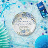 Assiettes En Carton Élégant quelque chose Blue Hydrangea Fête des mari (Fête)