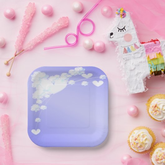 Assiettes En Carton Elégant rêve (Fête)