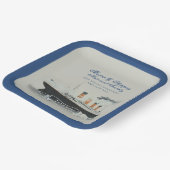 Assiettes En Carton  Élégant script personnalisé Titanic  (Angulaire)