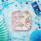 Assiettes En Carton Elegant Tea Party Vibes (Fête)