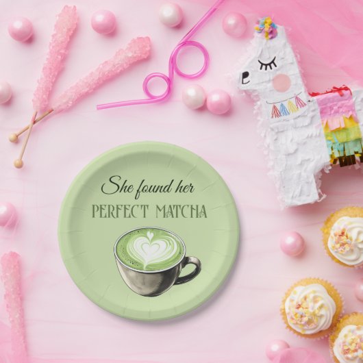 Assiettes En Carton Elégant thème café Fête des mariées parfaite Match (Fête)