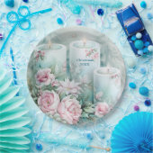 Assiettes En Carton Elegant Victorian Holiday Paper Plate - Custom (Fête)