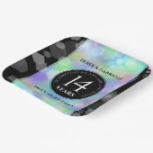 Assiettes En Carton Élégante 14ème anniversaire du Mariage Opal (Angulaire)