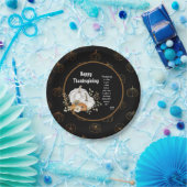 Assiettes En Carton Élégante citation d'action de grâces imprimée (Fête)