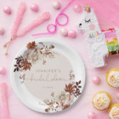 Assiettes En Carton Elégante douche nuptiale d'automne rustique (Fête)