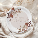 Assiettes En Carton Elégante douche nuptiale d'automne rustique<br><div class="desc">Elégant rustique automne nuptiale douche Papier Plaques Correspondantes articles disponibles.</div>