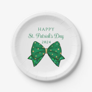 Assiettes En Carton Élégante fête de la Saint Patrick
