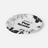 Assiettes En Carton Elégante Halloween deux éffrayant deuxième fête d' (Angle)