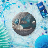 Assiettes En Carton Elégante Masquerade Masque & Pearls Party (Fête)