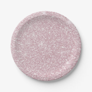 Assiettes En Carton Élégante parties scintillant à la mode abstraite r