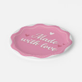 Assiettes En Carton "Élégante plaque de papier rond" (Angle)