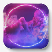 Assiettes En Carton Élégante plaque papier Carré de 9 pouces avec tors (Recto)