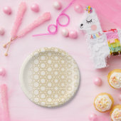 Assiettes En Carton Élégante serviettes de Baby shower géométrique en (Fête)