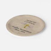 Assiettes En Carton Élégante verdure Orthodoxe funérailles chrétiennes (Angle)