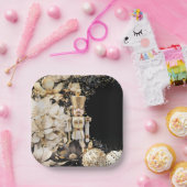 Assiettes En Carton Élégantes Plaques de Noël (Fête)