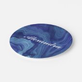 Assiettes En Carton Élégantes Plaques en papier de plaque d'Agate en m (Angle)