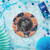 Assiettes En Carton Élégantes Plaques Peonies Pour Partie D'Engagement (Fête)