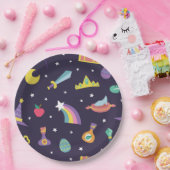 ASSIETTES EN CARTON ÉLÉMENTS DE LA TALE DE FICHE MAGIQUE WIZARD FAIRY  (Fête)