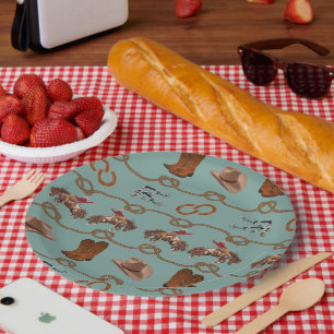 Assiettes En Carton Éléments essentiels pour une fête de cow-boy