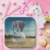 Assiettes En Carton Eléphant (Fête)