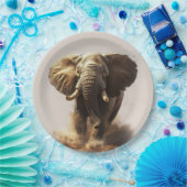 Assiettes En Carton Eléphant (Fête)