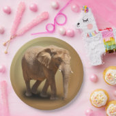 ASSIETTES EN CARTON ÉLÉPHANT (Fête)