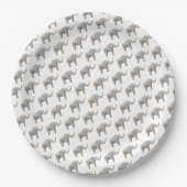 Assiettes En Carton Eléphant blanc (Devant)