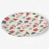 Assiettes En Carton Elf (Angle)