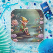 Assiettes En Carton Elf (Fête)