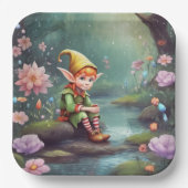 Assiettes En Carton Elf (Recto)