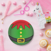 Assiettes En Carton Elf Belly (Fête)