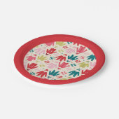 Assiettes En Carton Elf Colorful Coat et Chaussures Motif (Angle)