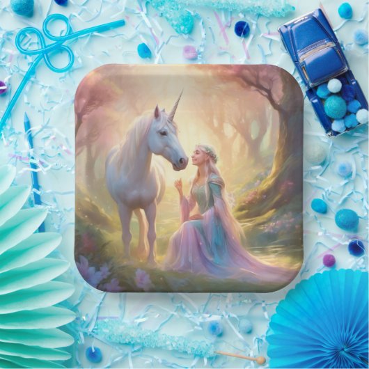 Assiettes En Carton Elf Princess (Fête)