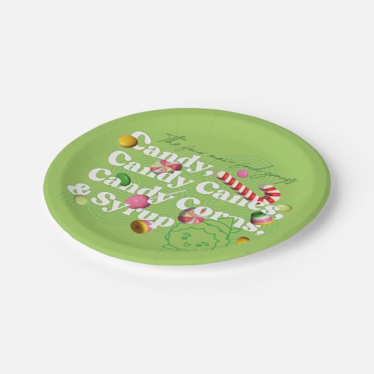 Assiettes En Carton Elf the Movie | Les Quatre Principaux Groupes Alim (Angle)