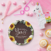 Assiettes En Carton Elle A Dit Oui Fête Russe D'Engagement Des Tournes (Fête)