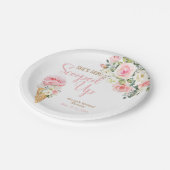 Assiettes En Carton Elle a été récupérée sur des plaques de papier per (Angle)
