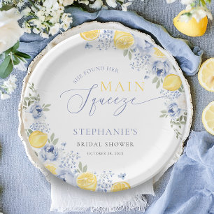 Assiettes En Carton Elle a Trouvé Sa Fête de Fiançailles au Citron Mai