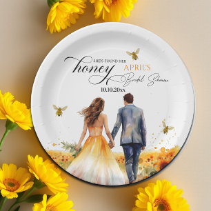 Assiettes En Carton Elle a trouvé sa Lune de Miel Enterrement de Vie d