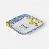 Assiettes En Carton Elle a trouvé son Squeeze principal Lemons Bridal  (Angulaire)