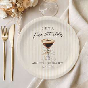 Assiettes En Carton Elle a un peu vieilli Espresso Martini Anniversair