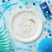 Assiettes En Carton Elle Croyait Qu'Elle Pouvait Faire Du Papier Grad  (Fête)