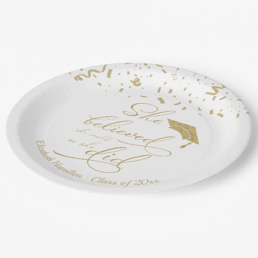 Assiettes En Carton Elle Croyait Qu'Elle Pouvait Faire Du Papier Grad  (Angle)