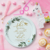 Assiettes En Carton Elle Croyait Qu'Elle Pouvait Faire Du Papier Grad (Fête)